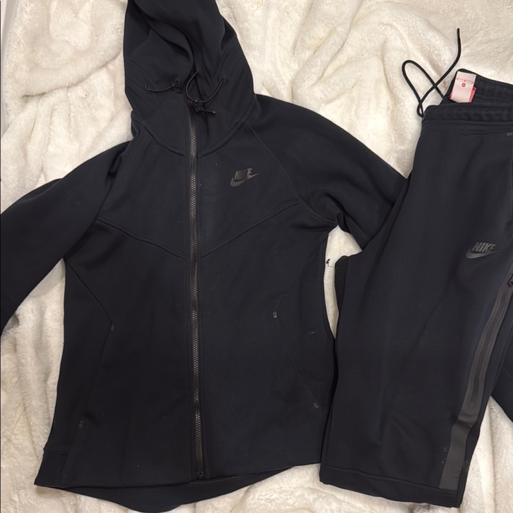 Nike Black Tracksuit Set Nike Tech